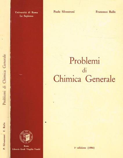 Problemi di chimica generale - copertina