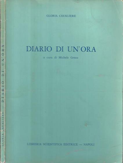Diario di un' ora ( Autografo ) - copertina