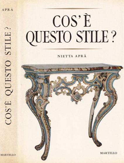 Cos'è questo stile? - copertina