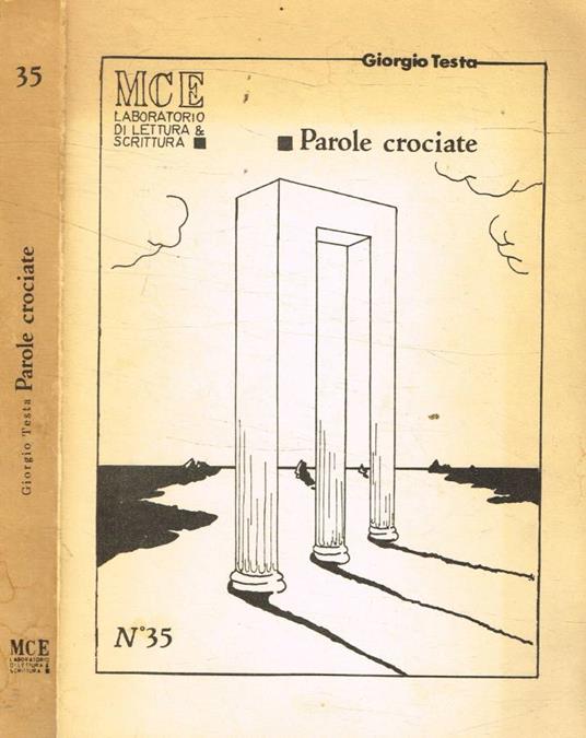 Parole crociate - Giorgio Testa - copertina