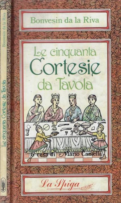 Le cinquanta Cortesie da tavola - Bonvesin de la Riva - copertina