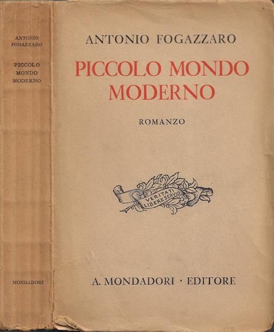 Piccolo Mondo Moderno - Antonio Fogazzaro - copertina