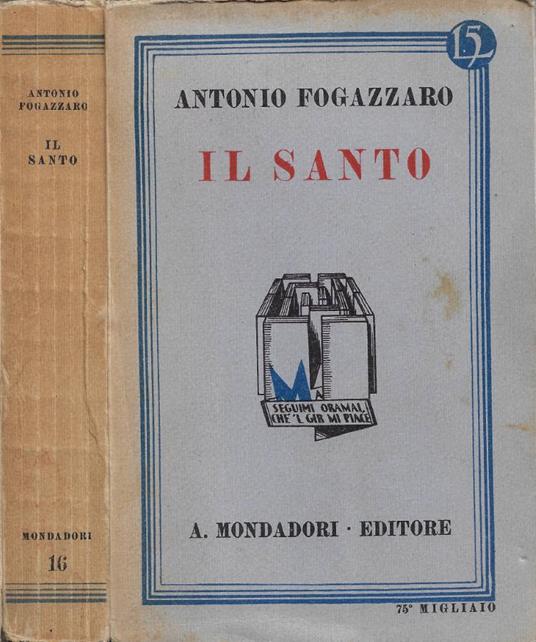 Il Santo - Antonio Fogazzaro - copertina