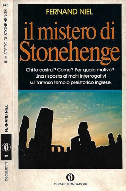 Il mistero di Stonehenge - Fernand Niel - copertina
