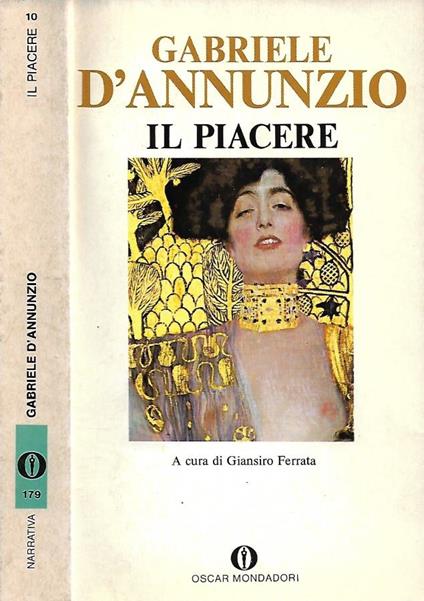 Il Piacere - Gabriele D'Annunzio - copertina