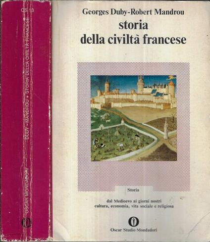Storia della civiltà francese - copertina