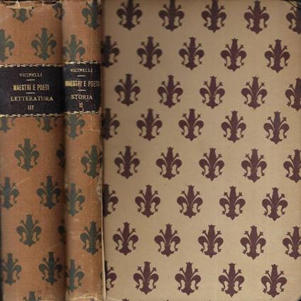 Maestri e poeti vol. II - III - Augusto Vicinelli - copertina