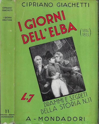 I giorni dell' Elba - Cipriano Giachetti - copertina