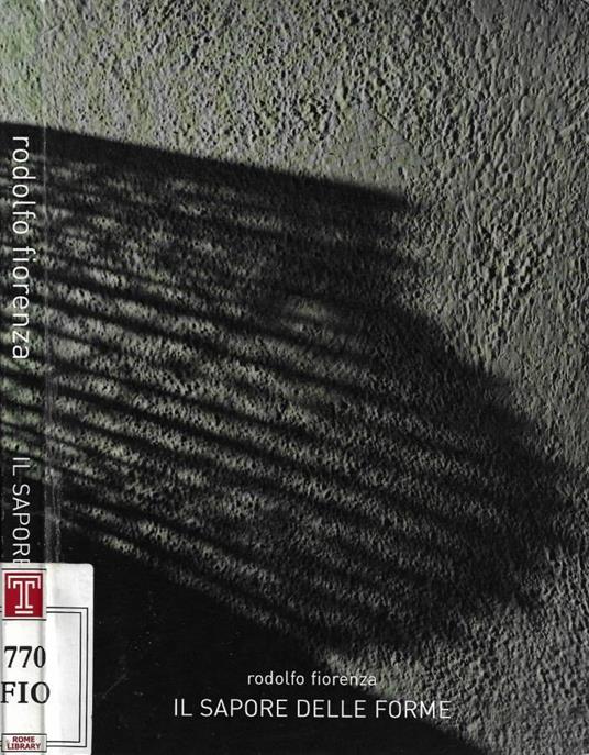 Il sapore delle forme - copertina