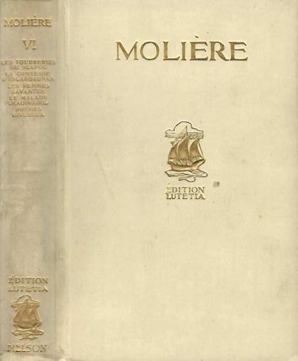 Oeuvres completes en six volumes - Molière - copertina