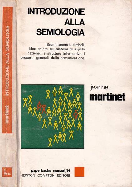 Introduzione alla semiologia - Jeanne Martinet - copertina