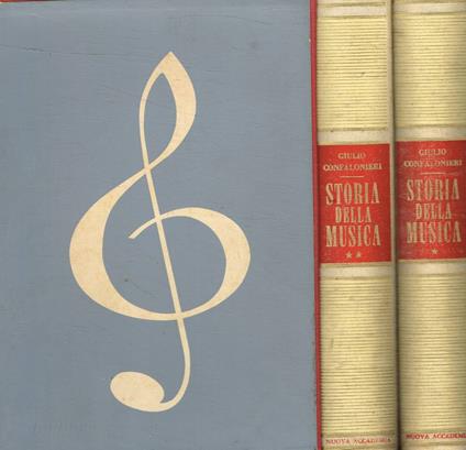 Storia della musica 2voll - Giulio Confalonieri - copertina
