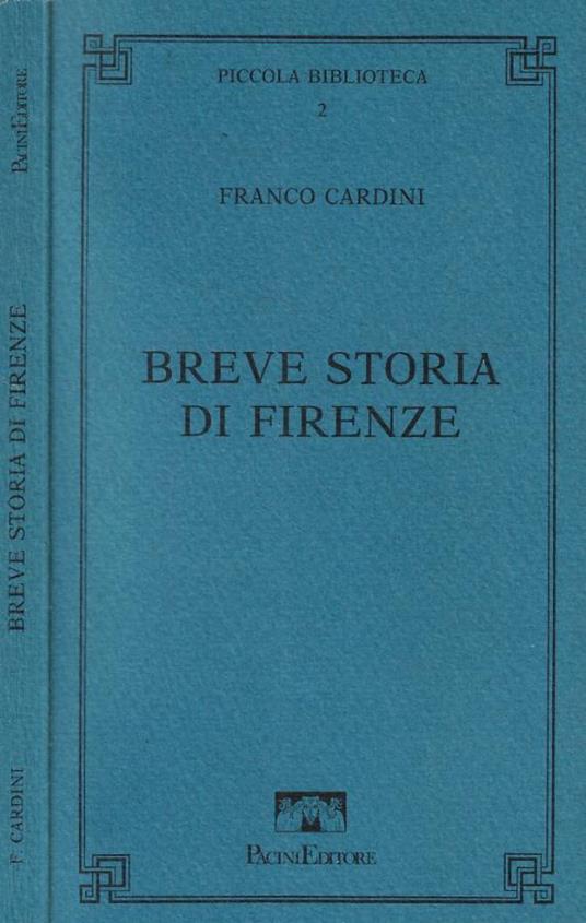Breve storia di Firenze - Franco Cardini - copertina