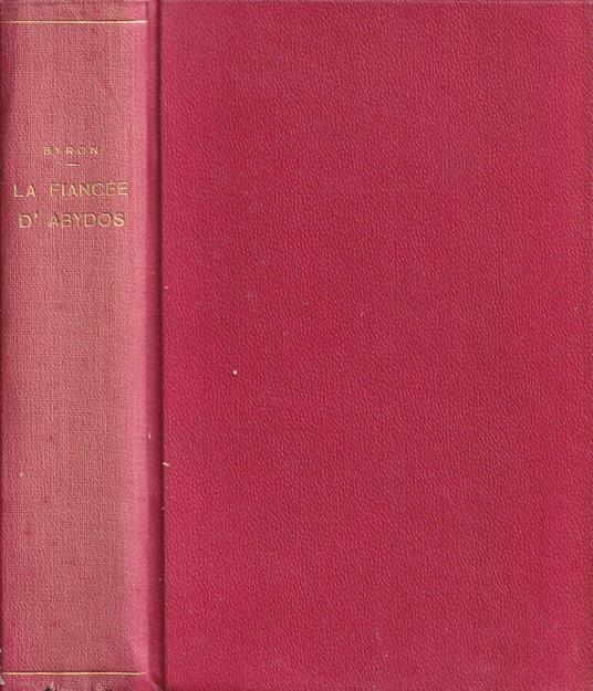 La fiancée d'Abydos - copertina