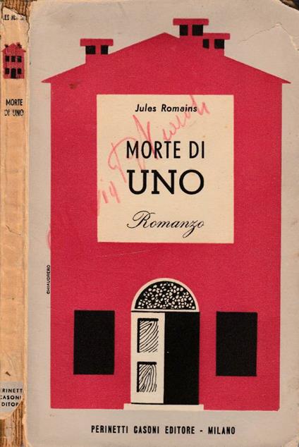 Morte di uno - Jules Romains - copertina