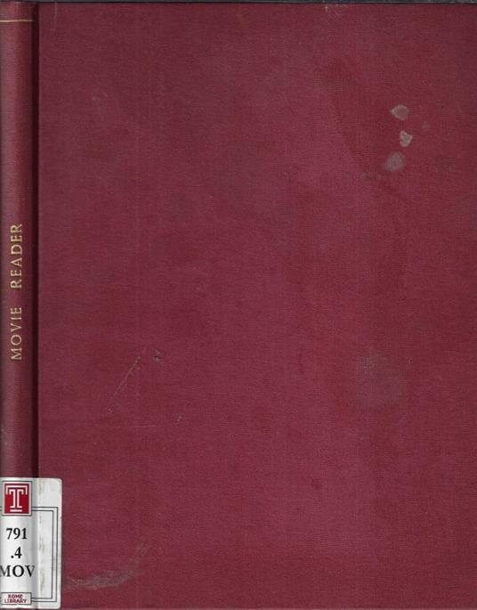 Movie reader - Ian Cameron - copertina
