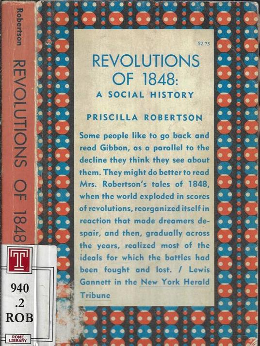 Revolutions of 1848 - Pat Robertson - copertina