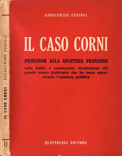 Il caso Corni - copertina