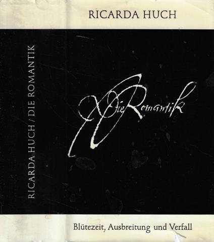 Die Romantik - Ricarda Huch - copertina