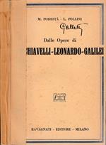Dalle opere di Machiavelli, Leonardo, Galilei