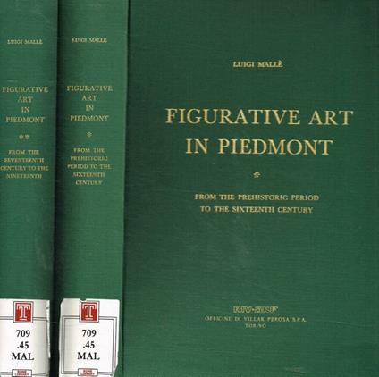 Figurative art in Piedimont 2voll - Luigi Mallé - copertina