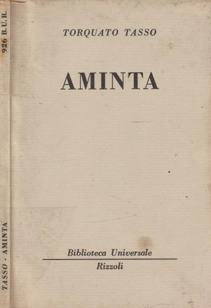 Aminta - Torquato Tasso - copertina