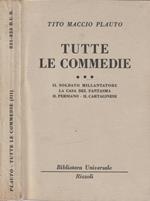 Tutte le Commedie vol III