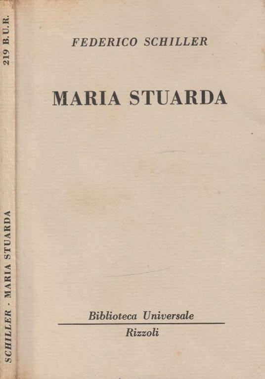 Maria Stuarda - Friedrich Schiller - copertina