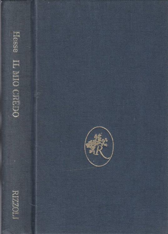 Il mio credo - Hermann Hesse - copertina