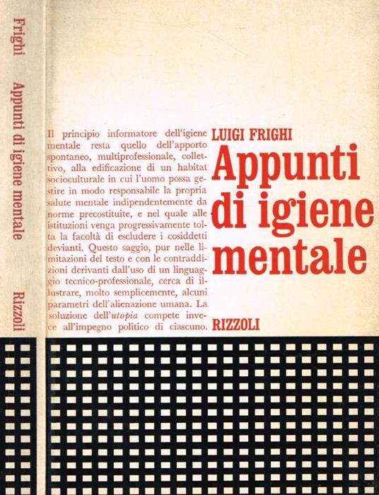 Appunti di igiene mentale - copertina