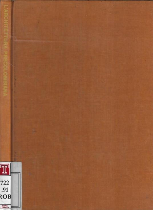 L' architettura precolombiana - Donald Robertson - copertina