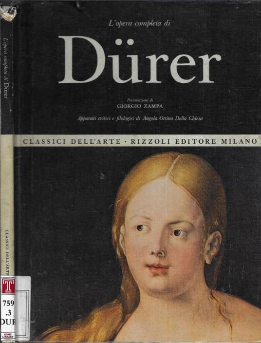 L' opera completa di Durer - copertina