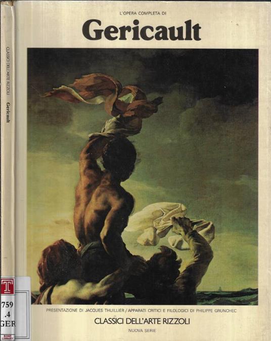 L' opera completa di Gericault - copertina