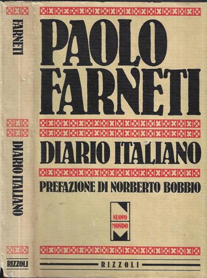 Diario italiano - Paolo Farneti - copertina