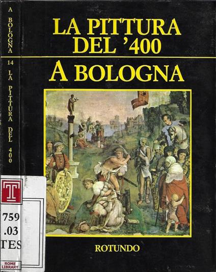 La pittura del '400 a Bologna - copertina