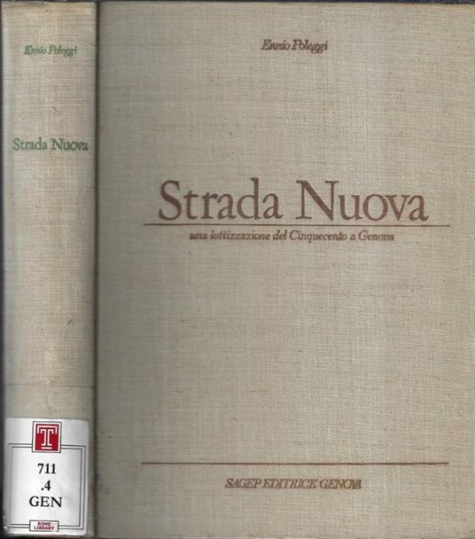 Strada Nuova - Ennio Poleggi - copertina