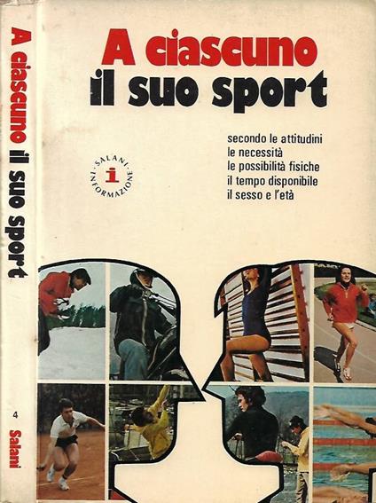 A ciascuno il suo sport - copertina