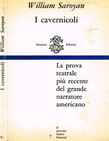 I cavernicoli - William Saroyan - copertina