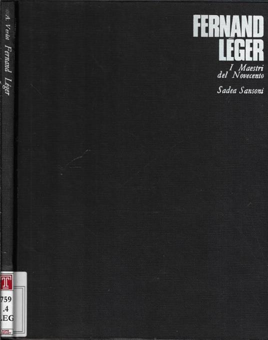 Fernand Leger - André Verdet - copertina