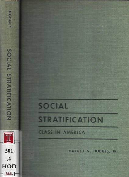 Social stratification - copertina
