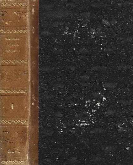 Codice pe' notai. Tomo I - copertina