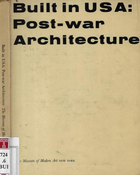 Built in USA: Post-war Architecture - copertina