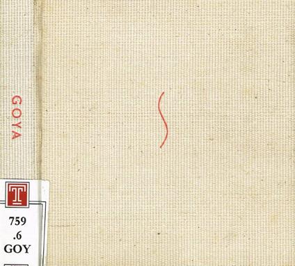 Goya - copertina