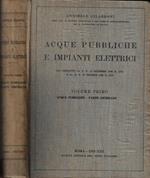 Acque pubbliche e impianti elettrici Vol. I
