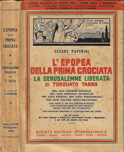 L' epopea della prima crociata - copertina