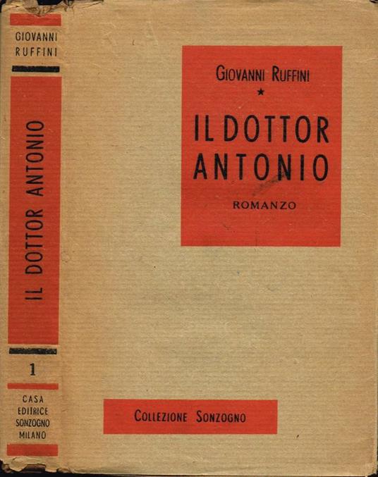 Il dottor Antonio - Giovanni Ruffini - copertina