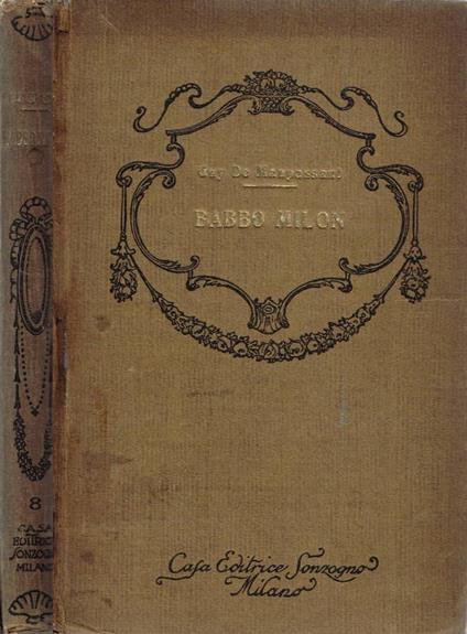 Babbo Milon (Le père Milon) - Guy de Maupassant - copertina
