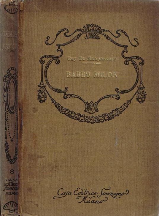 Babbo Milon (Le père Milon) - Guy de Maupassant - copertina