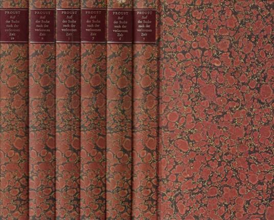 Auf der suche nach der verlorenen zeit vol. 3-5-6-7-9-10 - Marcel Proust - copertina