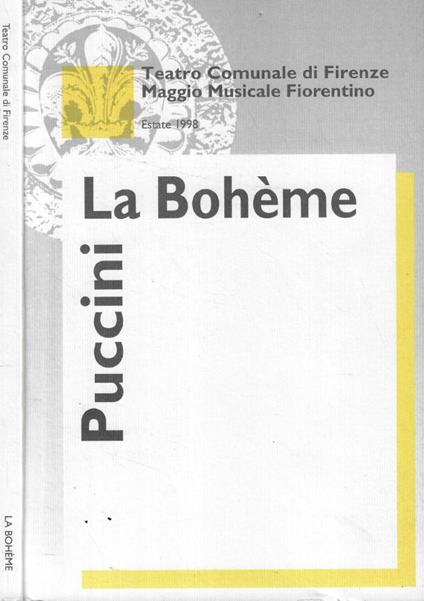 La Bohème - Puccini - copertina